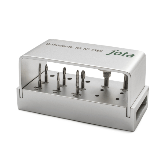 Fresario c/8 Fresas Orthodontic Kit Metálico, JOTA SUIZA.