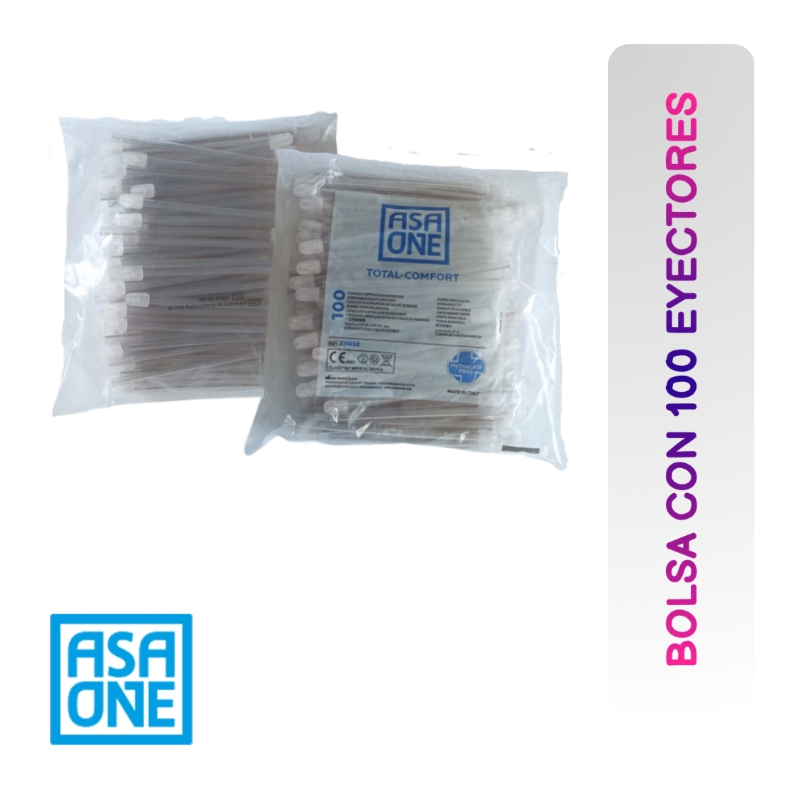 Bolsa de eyectores x 100 unidades c/u, ASA