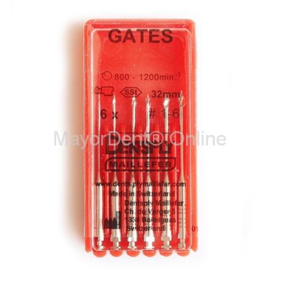 Fresas Gates 28 o 32mm x 6uds, Maillefer.