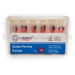 #10 Conos Gutapercha, Punta de Color, Gapadent