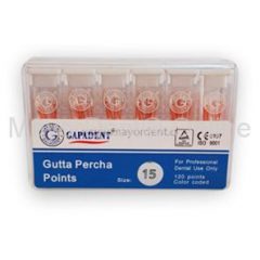 #15 Conos Gutapercha, Punta de Color, Gapadent