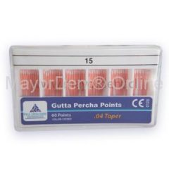 #15 .04 Conos Gutta Percha Taper, FKG