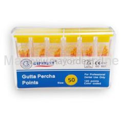 #50 Conos Gutapercha, Punta de Color, Gapadent