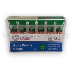 #70 Conos Gutapercha, Punta de Color, Gapadent