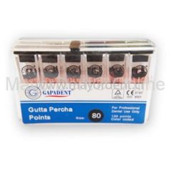 #80 Conos Gutapercha, Punta de Color, Gapadent
