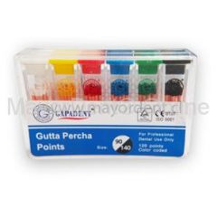#90 al 140 Conos Gutapercha, Punta de Color, Gapadent
