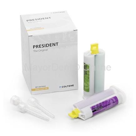 Kit silicona President masilla + fluido 2x50ml, Coltene