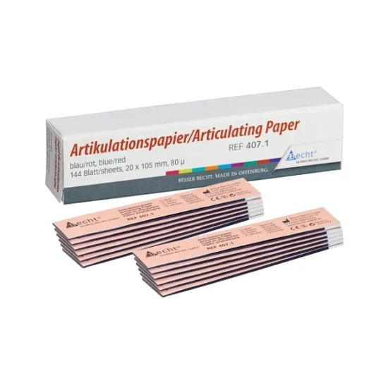 Papel articular recto x 12 block , Becht
