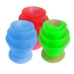 Vasos Dappen Silicona, 4 uds, Diferentes Tamaños, Dochem