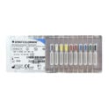 Tiranervios cortos Spiro Colorinox 10uds x 21mm, Dentsply Maillefer