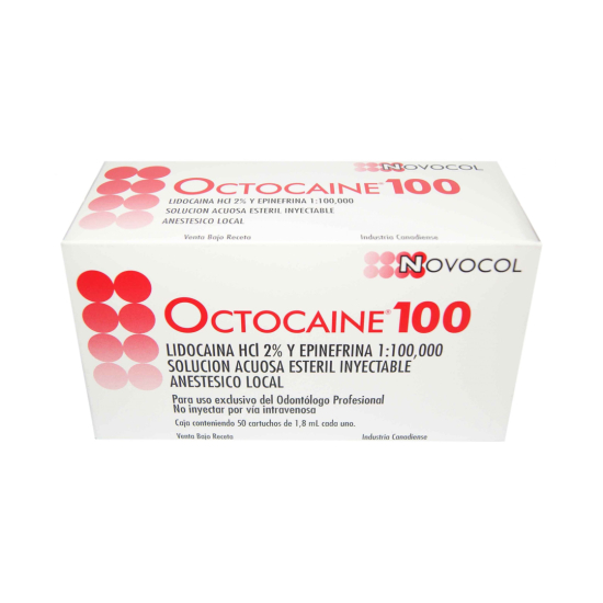 Caja Anestesia Octocaina 2%, Novocol
