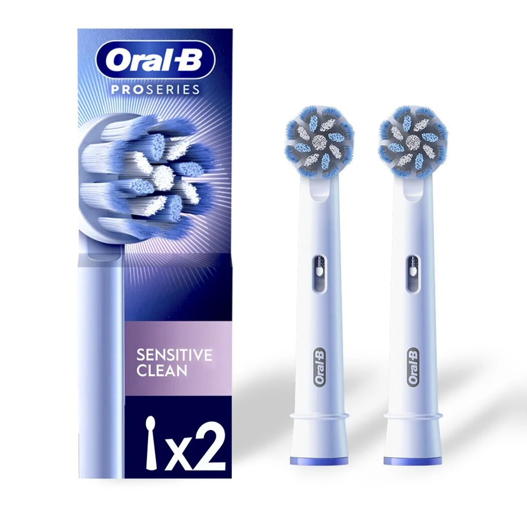 Repuesto Cepillo Eléctrico Sensitive Clean x 2 unidades, Oral B