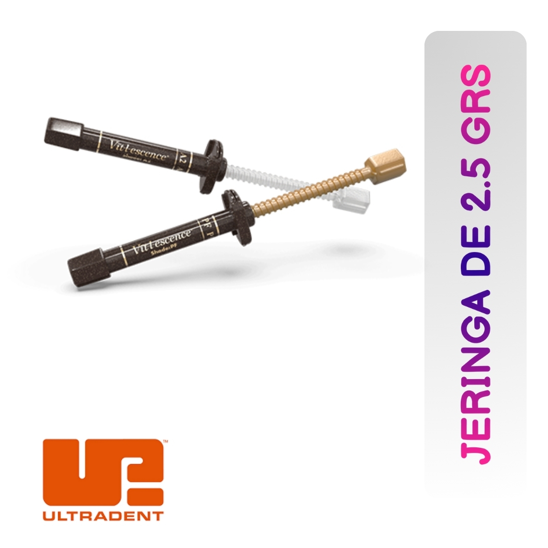 Vit-L-Escence Dentina Jeringa 2.5grs, (Próximo a vencer), UltraDent
