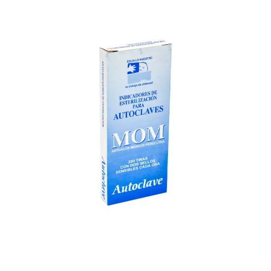 Indicador Estéril Autoclave x 250 Tiras MOM.
