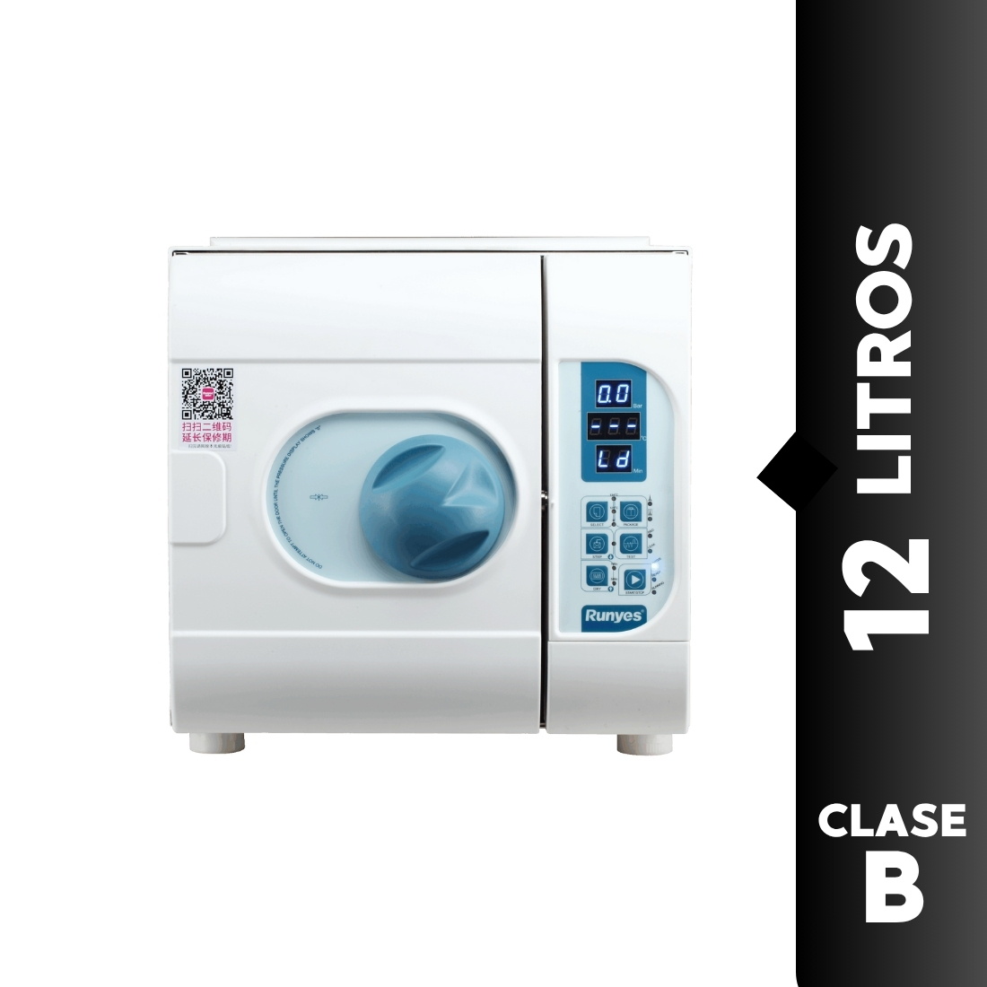 Autoclave Cal 12 Litros, Clase B, RUNYES