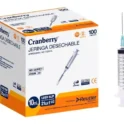 Jeringas Desechables 10 cc Caja 100 Uds, Cranberry.