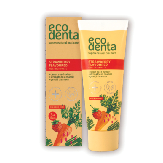 Pasta Dental Infantil (+3años) Sabor Frutilla 75ml, EcoDenta.