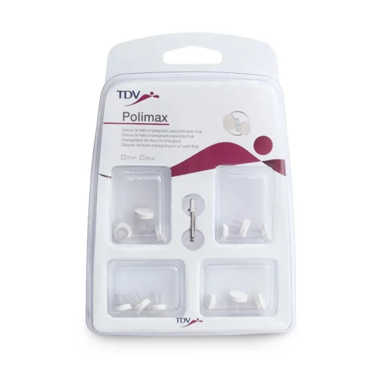 Polimax Discos Fieltro C/24 Uds, 8mm, TDV