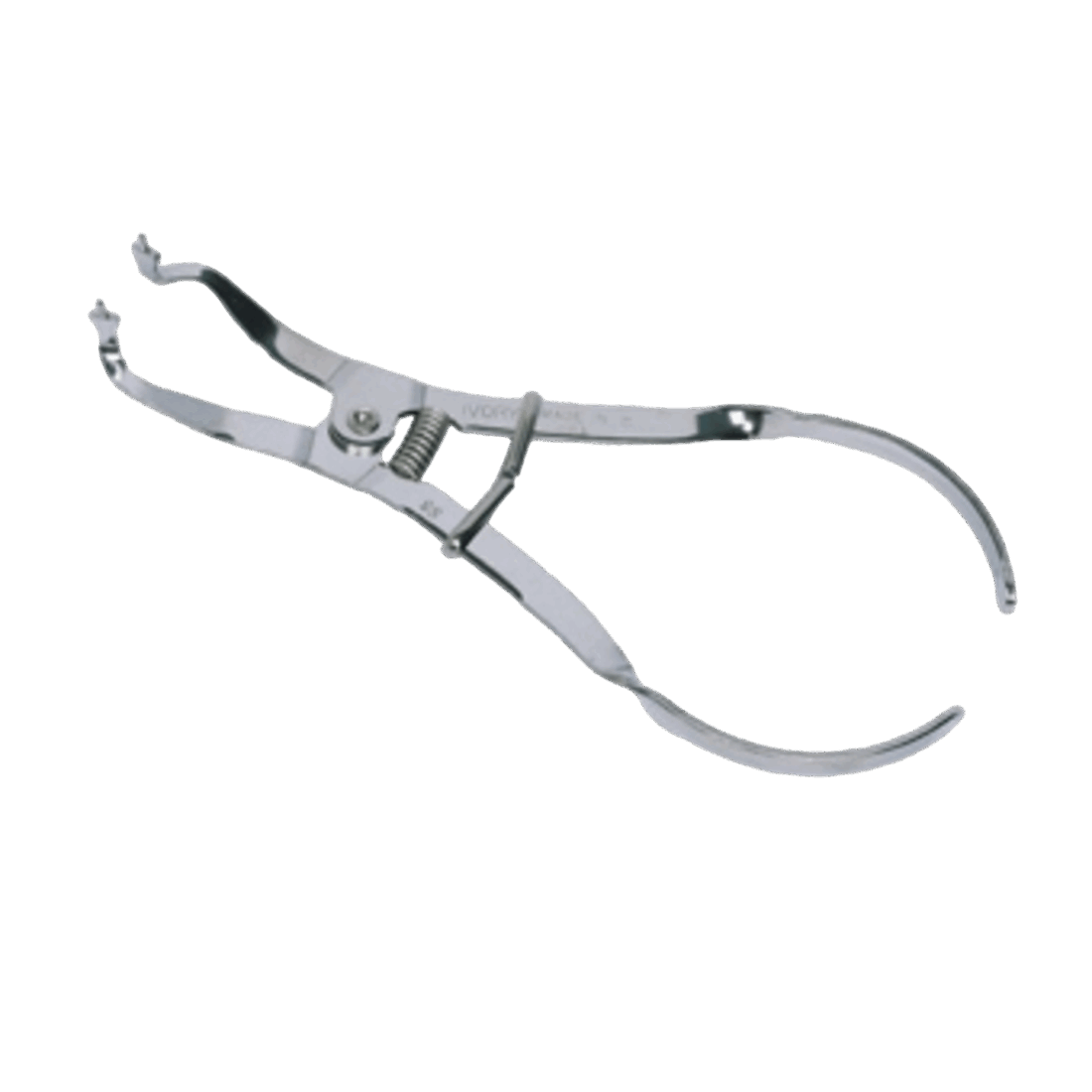 Porta Clamps Ivory Acero Inoxidable, Denpher