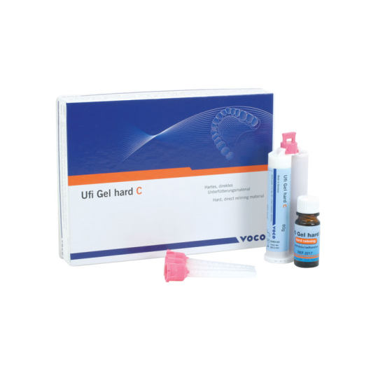 Ufi Gel Hard C Cartige 80g+ Adhesivo 10ml, VOCO, prox a vencer 28/04/2025