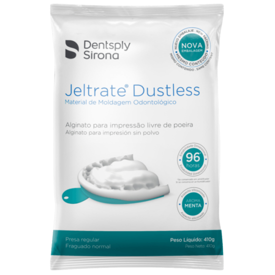 Bolsa Alginato Jeltrate Regular Dustless 410 Grs, DENTSPLY