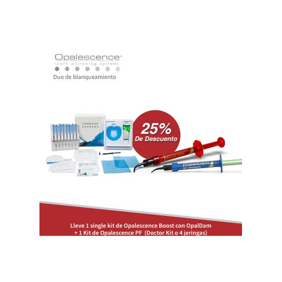 OFERTA Kit de Opalescence Boost con OpalDam + Kit de Opalescence Pf Kit Doctor 15% Sabor Menta, Ultradent