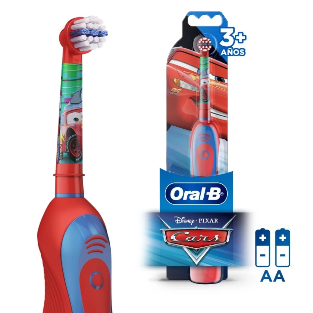 Cepillo eléctrico con pila diseño Cars (+3 años / suave) - Oral B
