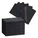 Servilletas, paquete con 100 unidades, color negro - DCARE