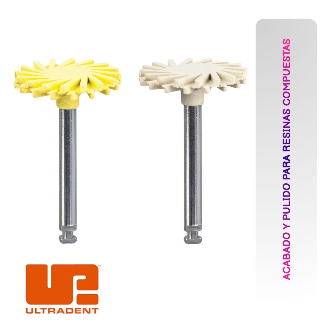 Jiffy Wheels Espiral Blanco o Amarillo, Ultradent