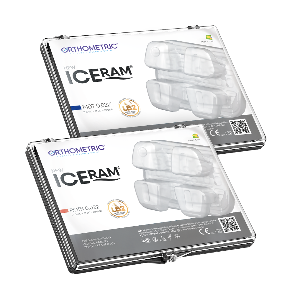 Kit Brackets Ceramica New Iceram, OrthoMetric