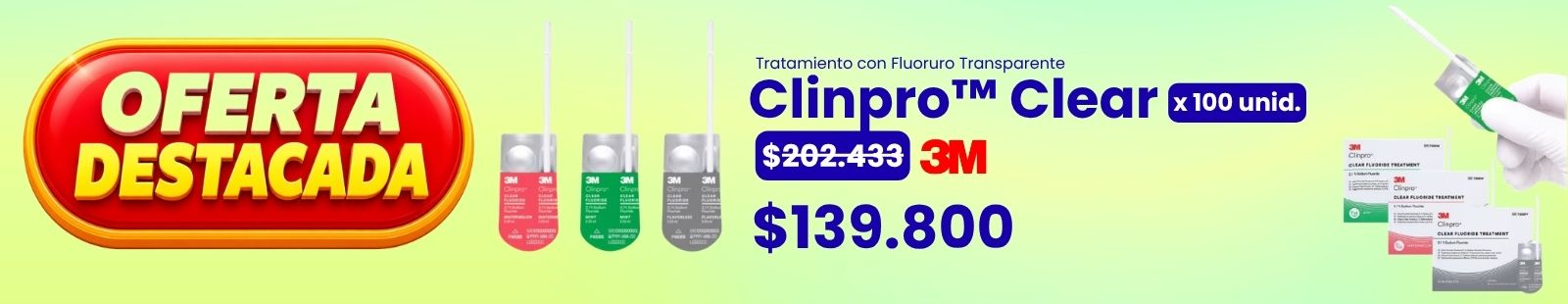 Banner Clinpro x 100 Uds.