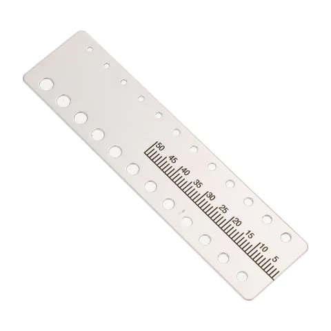 Regla Milimetrica para Endodoncia Metalica, Lk