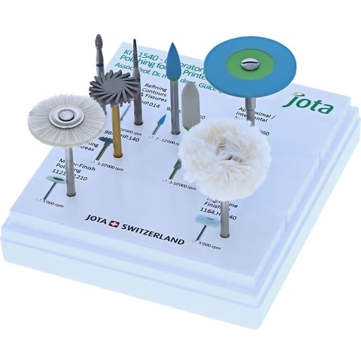 Fresario de Acabado y Pulido en Laboratorio de Restauraciones Impresas en 3D Kit 1540, Jota