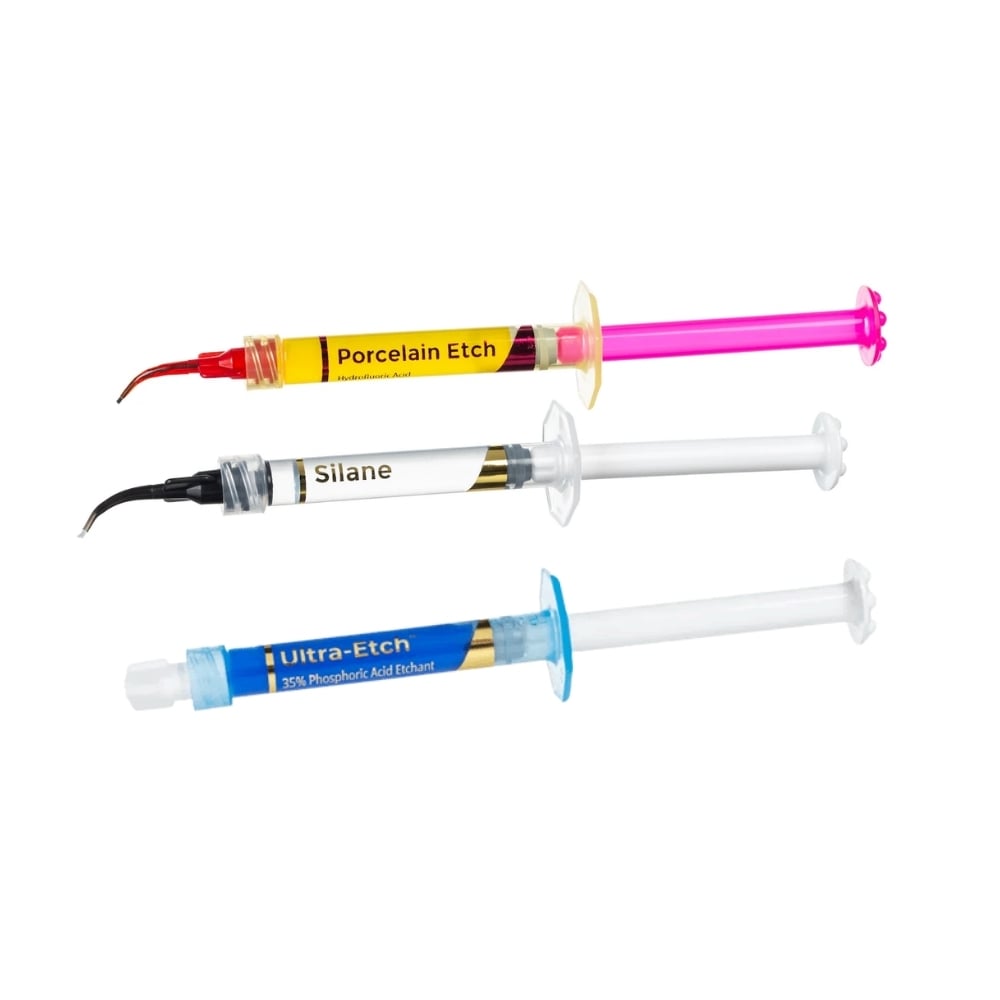 Compre Kit de Porcelain Repair: Porcelain Etch y Silane, Reciba ¡Gratis! 1 Jeringa de Ultra-Etch, Ultradent