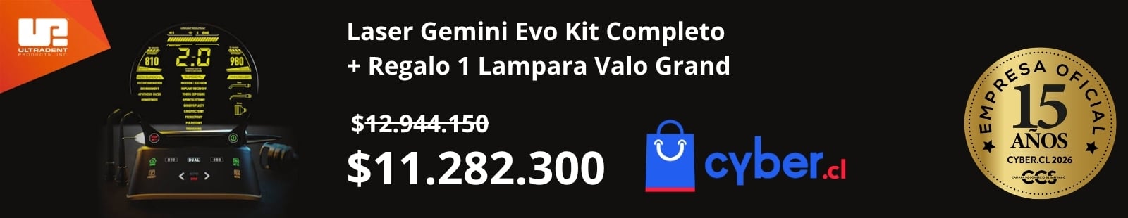 Gemini Evo + Lámpara Valo